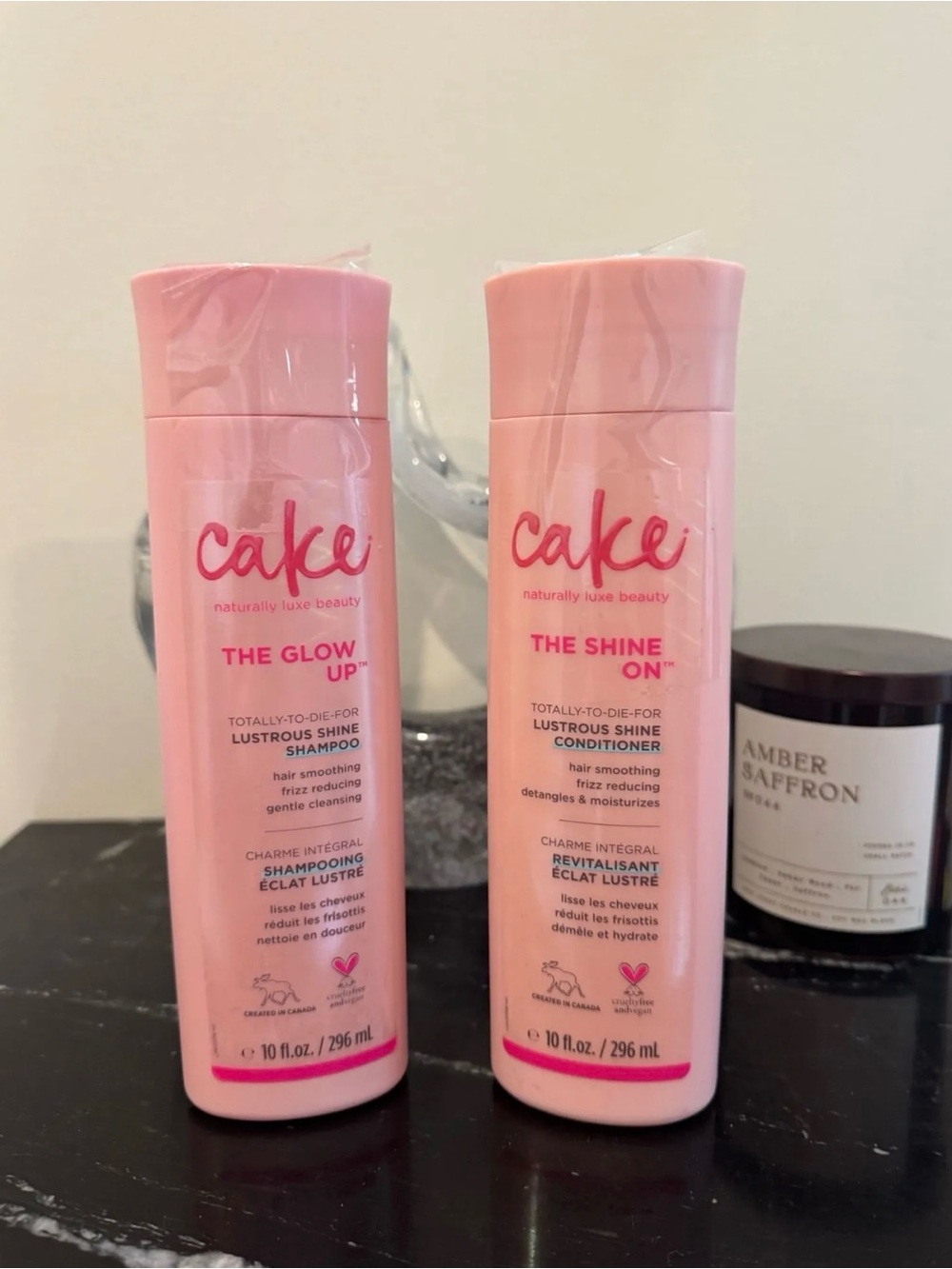 Cake Pink Lustrous Shine Shampoo & Conditioner Duo